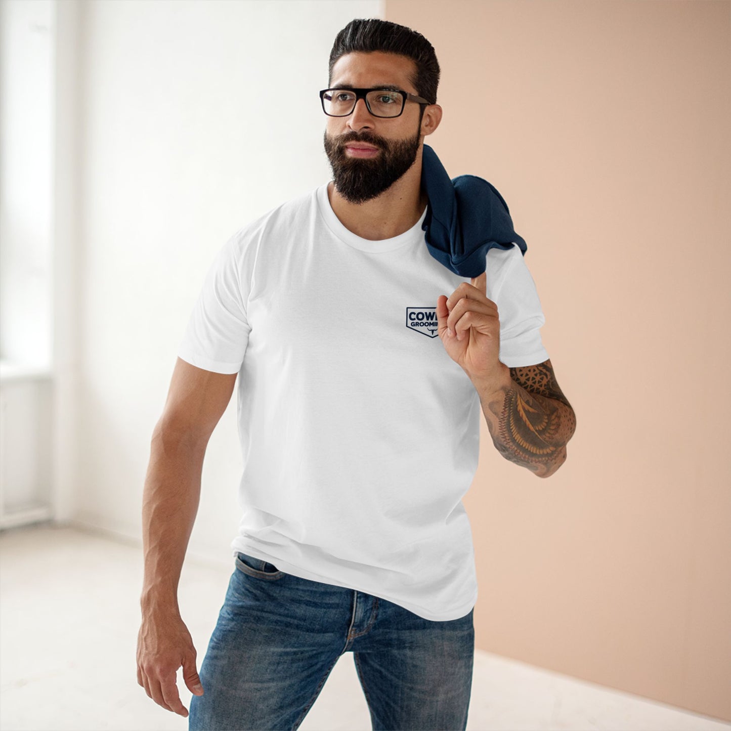 Men's Signature Patch - Blue/White