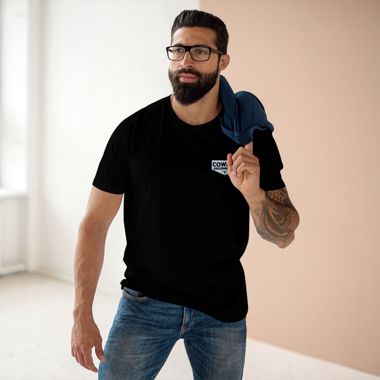 Men's Signature Patch - Blue/White