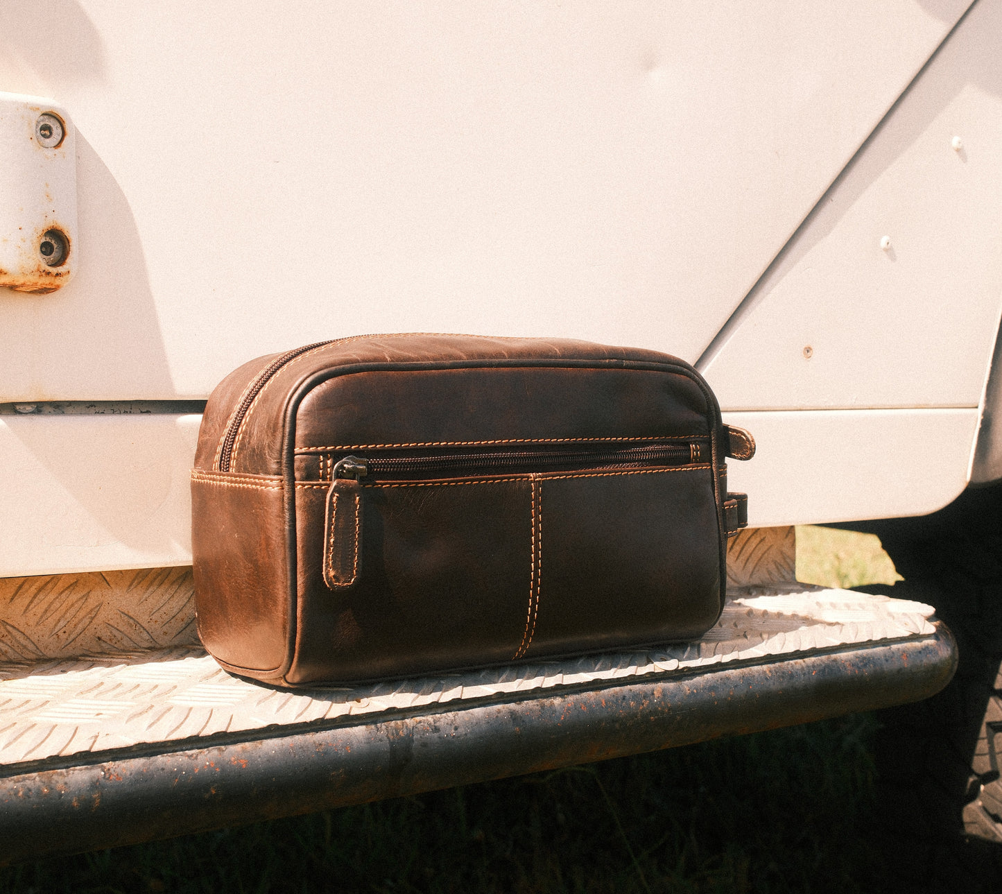 Leather Toiletry Bag