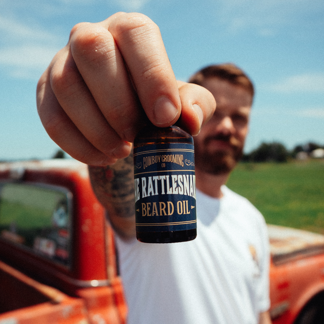 Beards Rattle Beard Oil | The Rattlesnake – Cowboy Grooming co